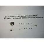 VAR.1091 KIT RIPARAZIONE QUADRO DIGITALE MEGANE SCENIC CONTACHILOMETRI