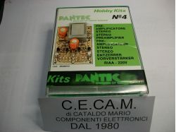 KIT4 KIT DI MONTAGGIO PANTEC N.4Preamplificatore stereo RIIA-220V