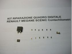 VAR.1091 KIT RIPARAZIONE QUADRO DIGITALE MEGANE SCENIC CONTACHILOMETRI