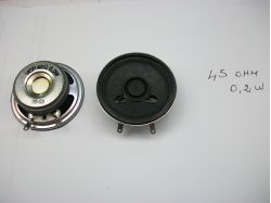 ALT.0042 ALTOPARLANTE X VIDEOCITOFONO 45 Ohm d.45mm H.17mm