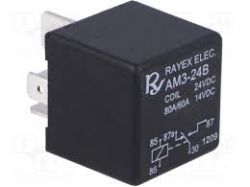 RELE0099 RELE 24V 80A 1 SCAMBIO 5contattiAM3-24B AM3-24F