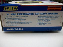 ALT.0031 WOOFER 25cm 180W 4 OHM GBC YW260