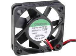 VEN.003    VENTOLA 12V 40X40X10  1,3W  KD1204PFS1 SUNON