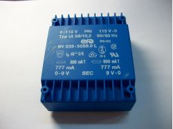 TRAL03 Trasf.Alim.immerso 9+9V 1,5A BV039-5098.OL