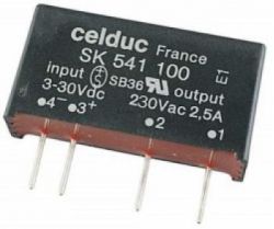 RELE0009              SK541100 RELE' A STATO SOLIDO CELDUC 240V 2,5A 3-30Vdc